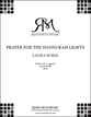 Prayer for the Hanukkah Lights SATB choral sheet music cover